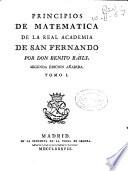 Principios de Matematica de la Real Academia de San Fernando