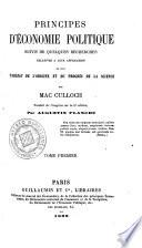 Principles d'économie politique, 1