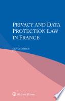 Privacy and Data Protection Law in France