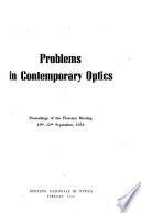 Problems in Contemporary Optics