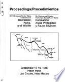 Proceedings, 5th U.S./Mexico Border States Conference on Recreation, Parks, and Wildlife