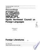 Proceedings - Pacific Northwest Council on Foreign Languages