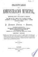 Prontuario de la administración municipal