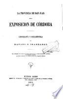 Provincia de San Juan en la exposición de Córdoba