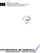 Proyecto de presupuesto
