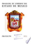 Proyecto de programa de gobierno del Estado de México