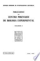 Publicaciones Del Centro Pirenaico de Biología Experimental