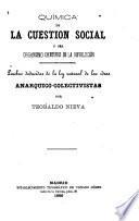 Química de la cuestion social ó Sea organismo científico de la revolución
