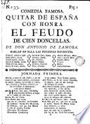 Quitar de España con honra el feudo de cien doncellas