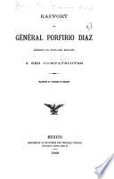 Rapport du Général Porfirio Diaz