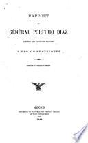 Rapport du Général Porfirio Diaz