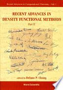 Recent Advances in Density Functional Methods