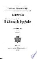 Redactor de la H. Cámara de Diputados