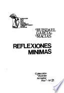 Reflexiones mínimas