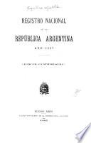 Registro nacional de la República argentina