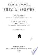 Registro nacional de la República argentina