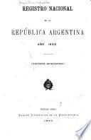 Registro nacional de la República argentina