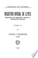 Registro oficial de leyes