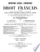 Répertoire général alphabétique du droit français