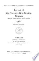Report of the Twenty-first Session, Norden