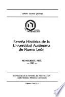Reseña histórica de la Universidad Autónoma de Nuevo León