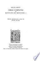 Restitución del cristianismo