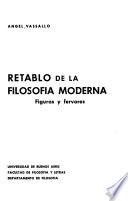 Retablo de la filosofía moderna