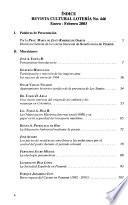 Revista cultural lotería