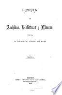 Revista de archivos, bibliotecas y museos