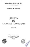 Revista de ciencias jurídicas