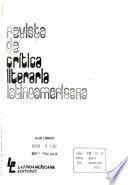 Revista de crítica literaria latinoamericana