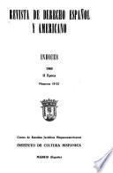 Revista de derecho Español y Americano