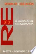 Revista de educación nº 313. La violencia en los centros educativos