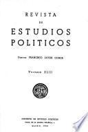 Revista de estudios políticos
