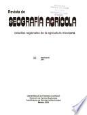 Revista de geografía agrícola