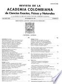 Revista de la Academia Colombiana de Ciencias Exactas, Físicas y Naturales
