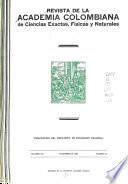 Revista de la Academia Colombiana de Ciencias Exactas, Físicas y Naturales