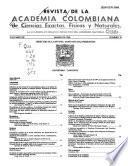 Revista de la Academia colombiana de ciencias exactas, físicas y naturales
