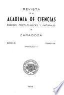 Revista de la Academia de Ciencias Exactas, Físico-Químicas y Naturales de Zaragoza