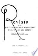 Revista de la Junta de Estudios Históricos de Santiago del Estero