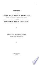 Revista de la Unión Matemática Argentina y de la Asociación Física Argentina