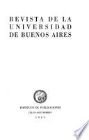 Revista de la Universidad de Buenos Aires