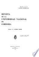 Revista de la Universidad Nacional de Cordoba