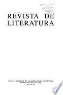 Revista de literatura
