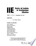 Revista del Instituto de Investigaciones Educativas