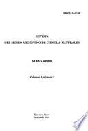 Revista del Museo Argentino de Ciencias Naturales