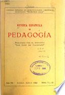 Revista española de pedagogía
