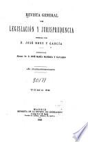 Revista general de legislación y jurisprudencia