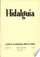 Revista Hidalguía número 69. Año 1965