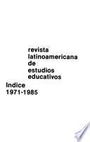 Revista latinoamericana de estudios educativos